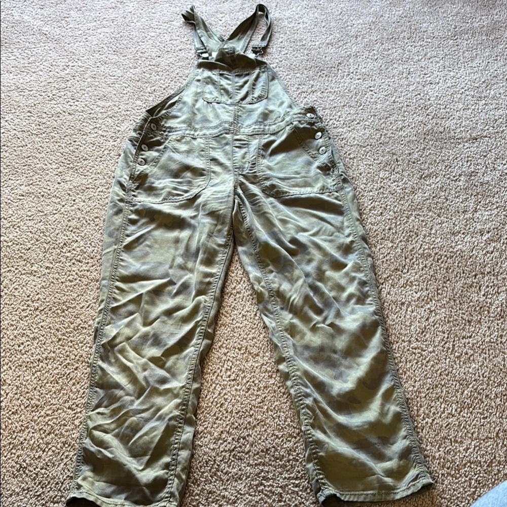Women's Olive Green camo Jumpsuit